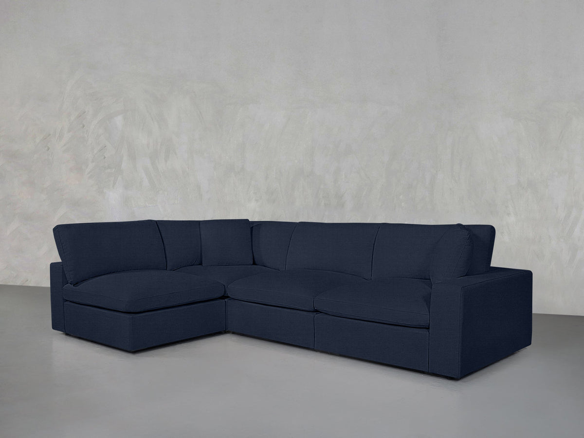 4-Seat Modular Open Corner Sectional - 7th Avenue