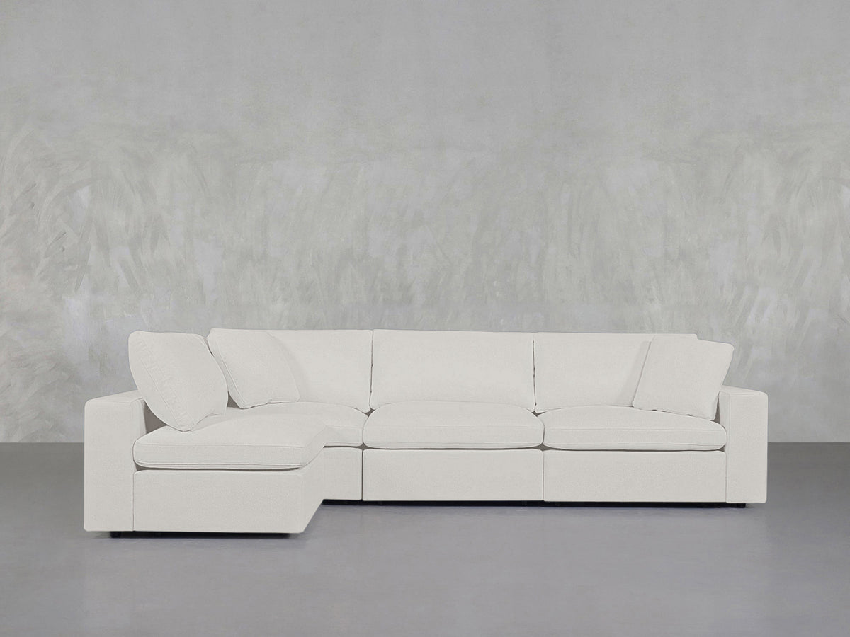 4-Seat Modular Open Corner Sectional