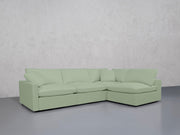 4-Seat Modular Open Corner Right Sectional (Thin Arm)
