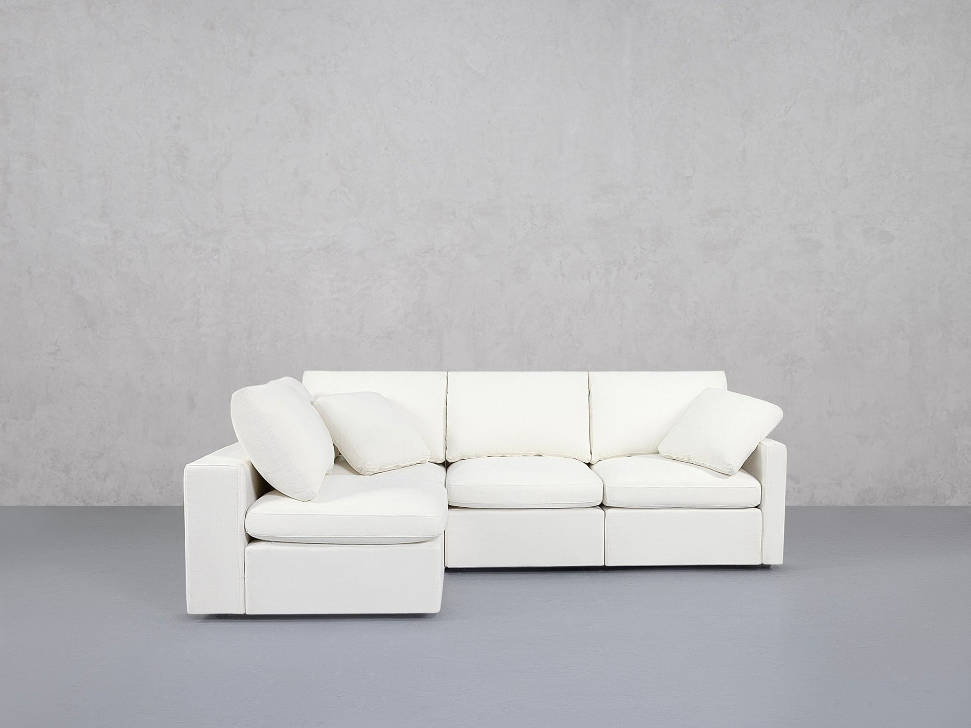 4-Seat Modular Open Corner Sectional (Thin Arm) - 7th Avenue