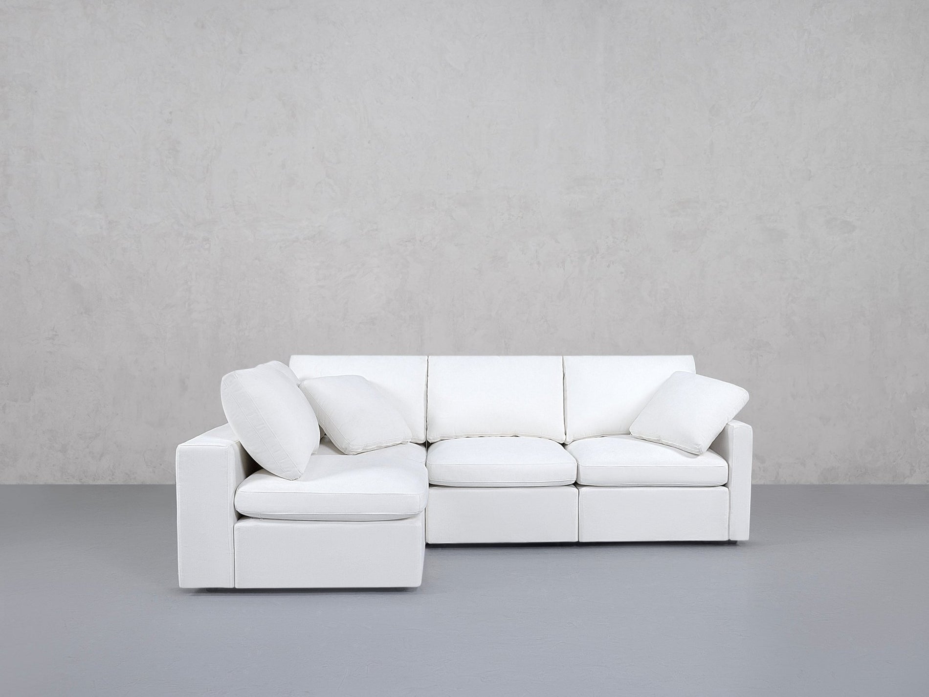 4-Seat Modular Open Corner Sectional (Thin Arm) - 7th Avenue