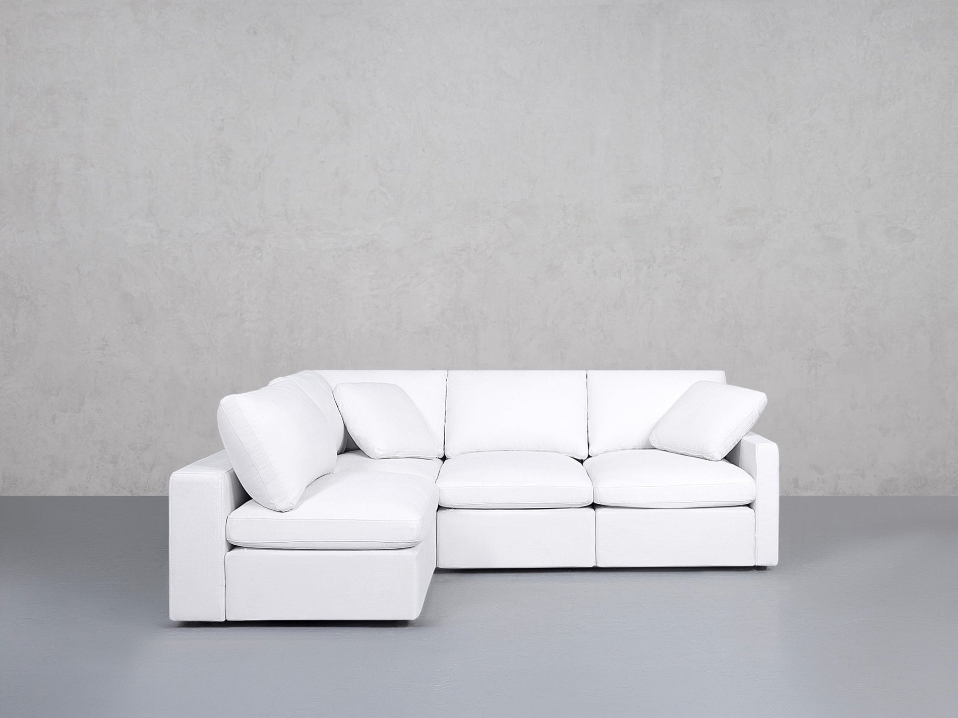 4-Seat Modular Open Corner Sectional (Thin Arm) - 7th Avenue