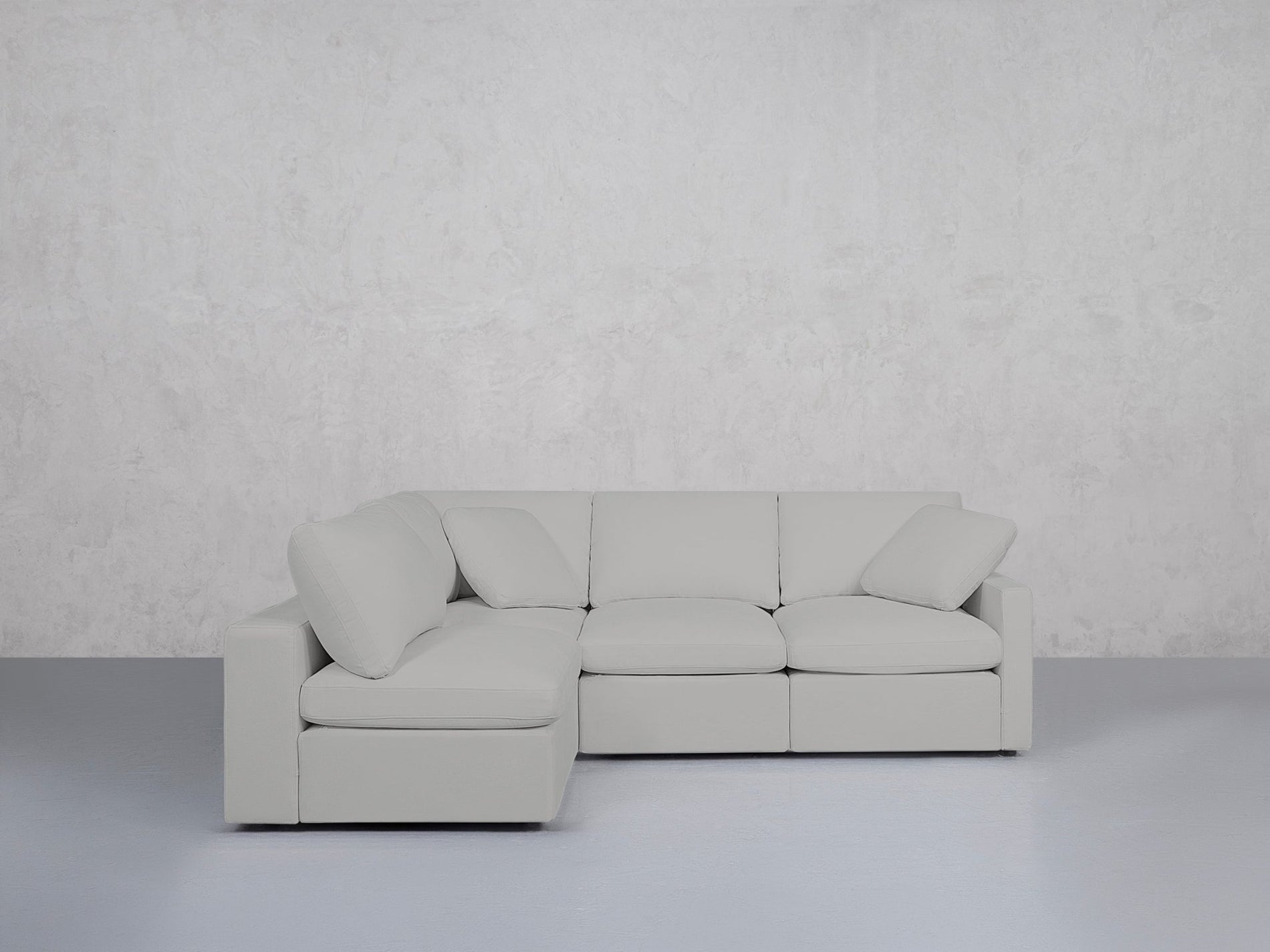 4-Seat Modular Open Corner Sectional (Thin Arm) - 7th Avenue