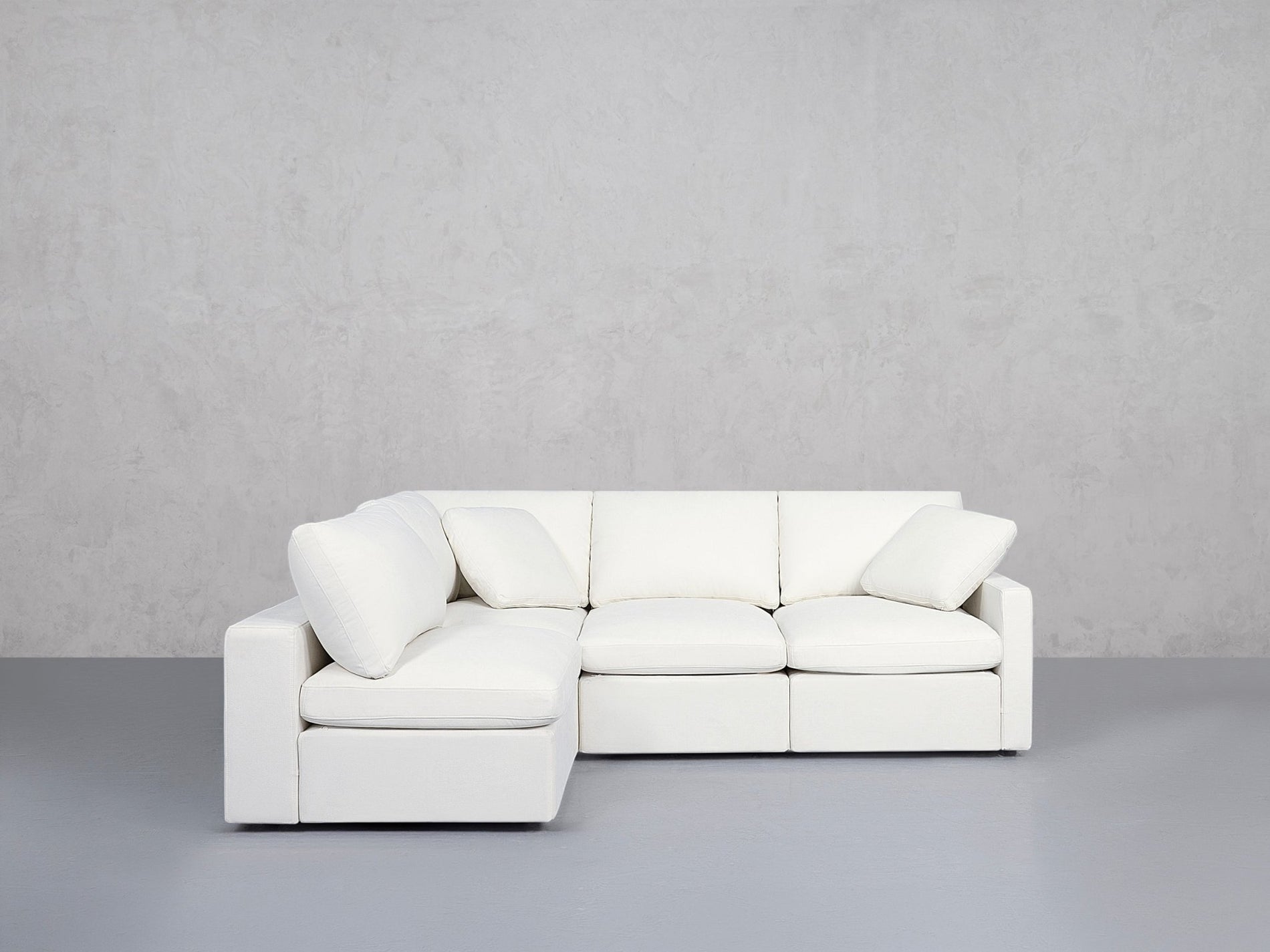 4-Seat Modular Open Corner Sectional (Thin Arm) - 7th Avenue