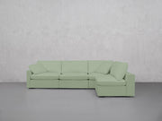 4-Seat Modular Open Corner Right Sectional (Thin Arm)