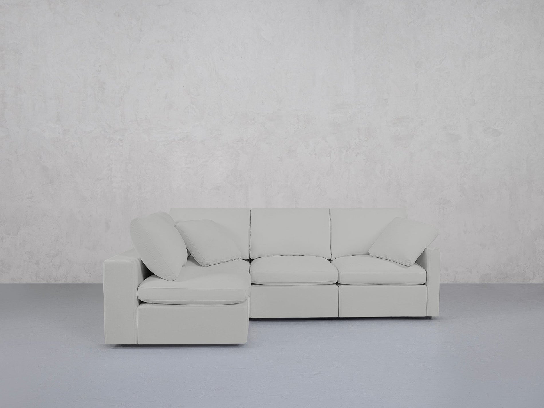 4-Seat Modular Open Corner Sectional (Thin Arm) - 7th Avenue