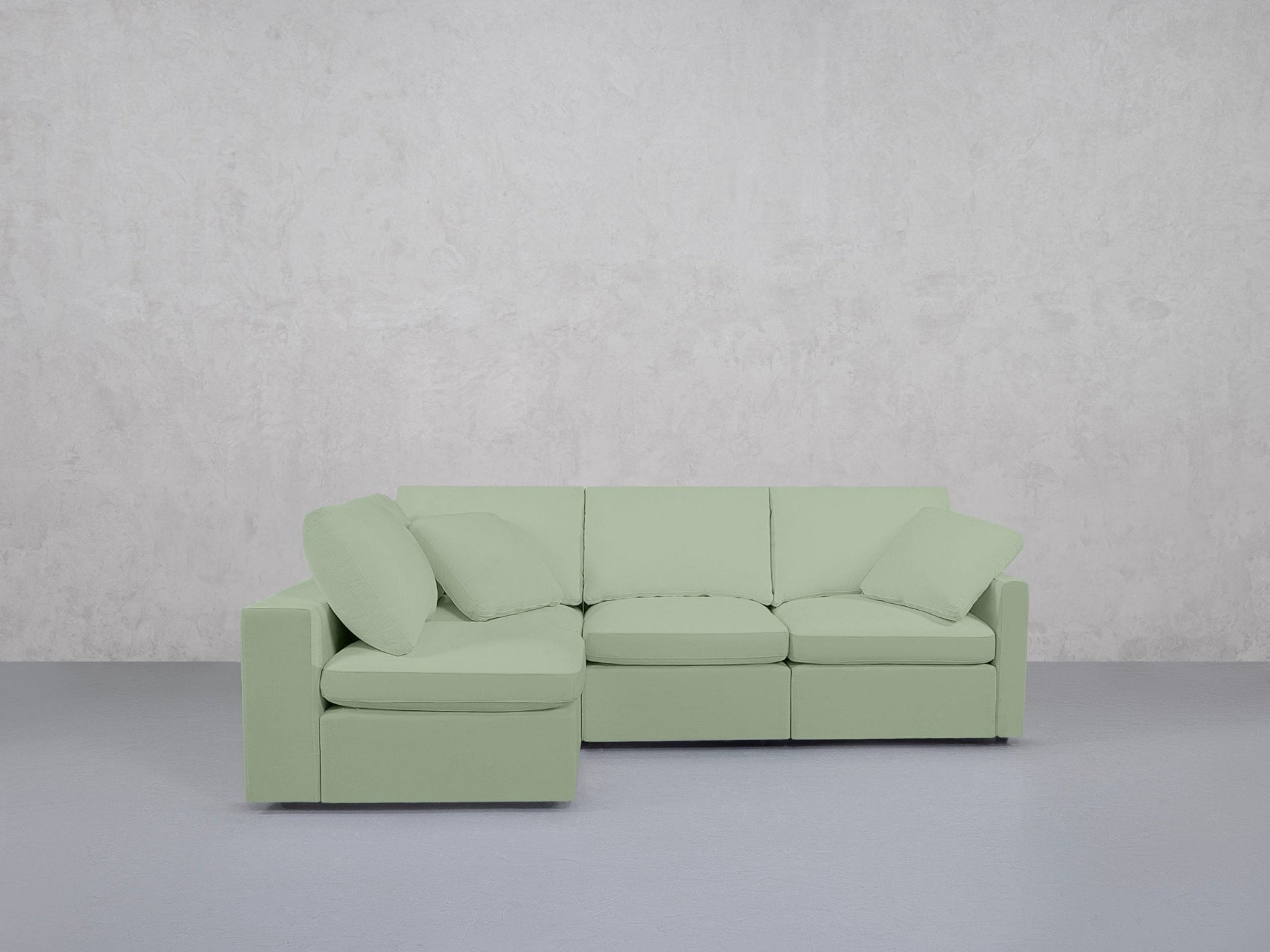 4-Seat Modular Open Corner Sectional (Thin Arm) - 7th Avenue