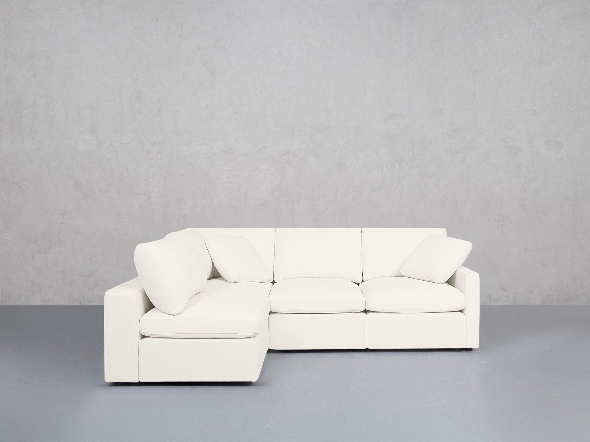 4-Seat Modular Open Corner Sectional (Thin Arms) - 7th Avenue