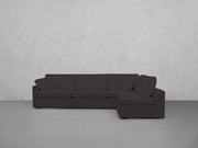 4-Seat Modular Open Corner Right Sectional (Thin Arm)