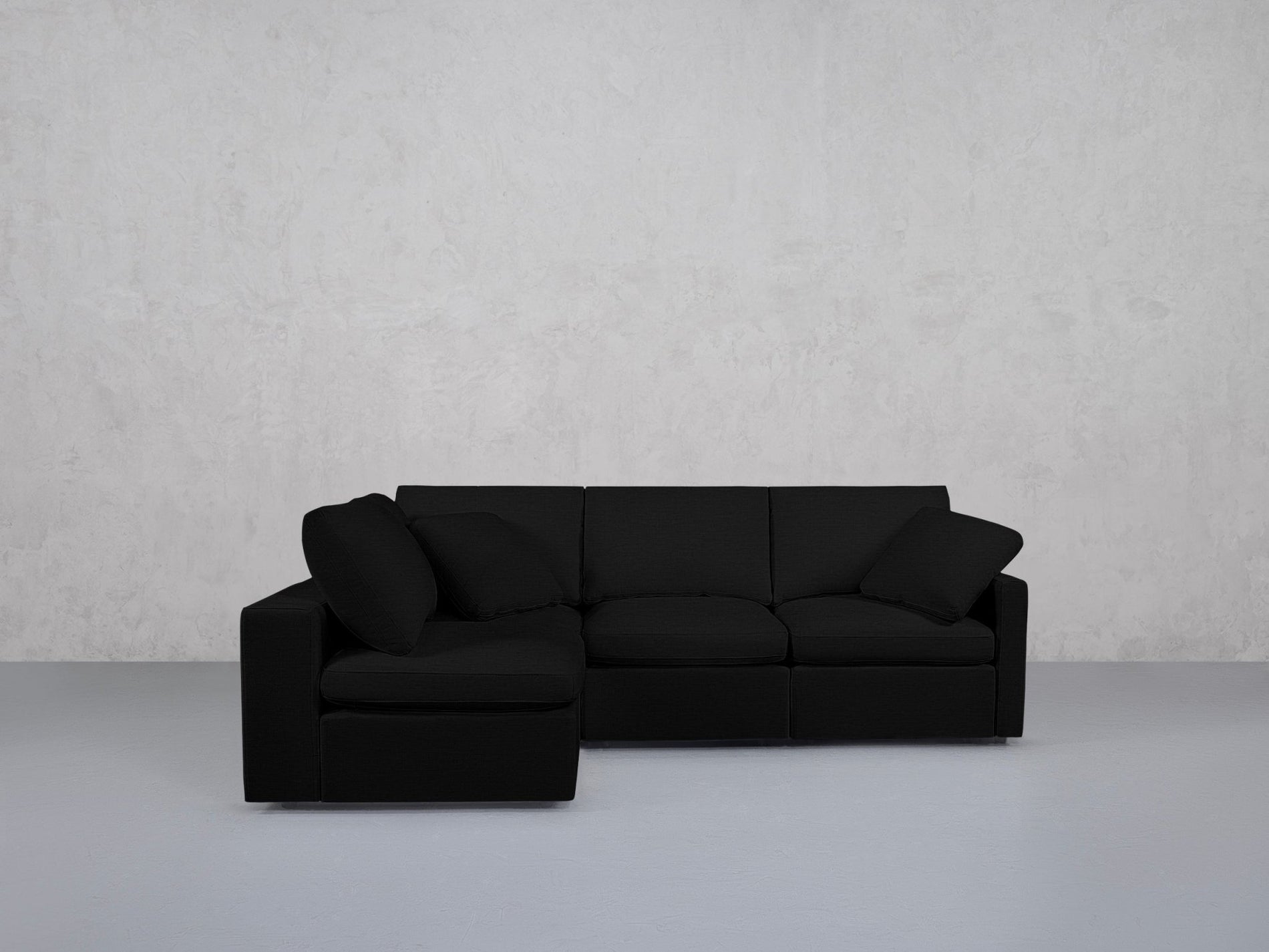 4-Seat Modular Open Corner Sectional (Thin Arms) - 7th Avenue