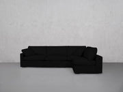 4-Seat Modular Open Corner Right Sectional (Thin Arm)