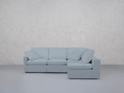 4-Seat Modular Open Corner Right Sectional (Thin Arm)