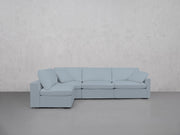 4-Seat Modular Open Corner Sectional (Thin Arms) - 7th Avenue