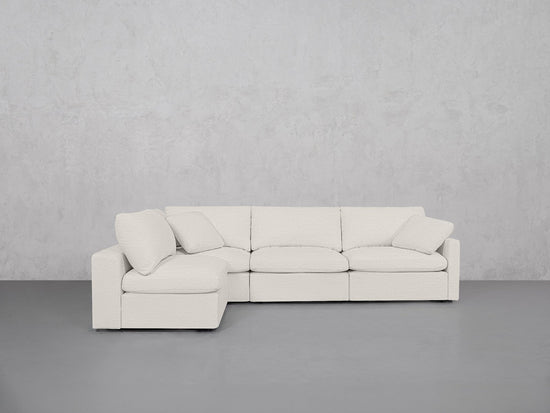 4-Seat Modular Open Corner Sectional (Thin Arms) - 7th Avenue