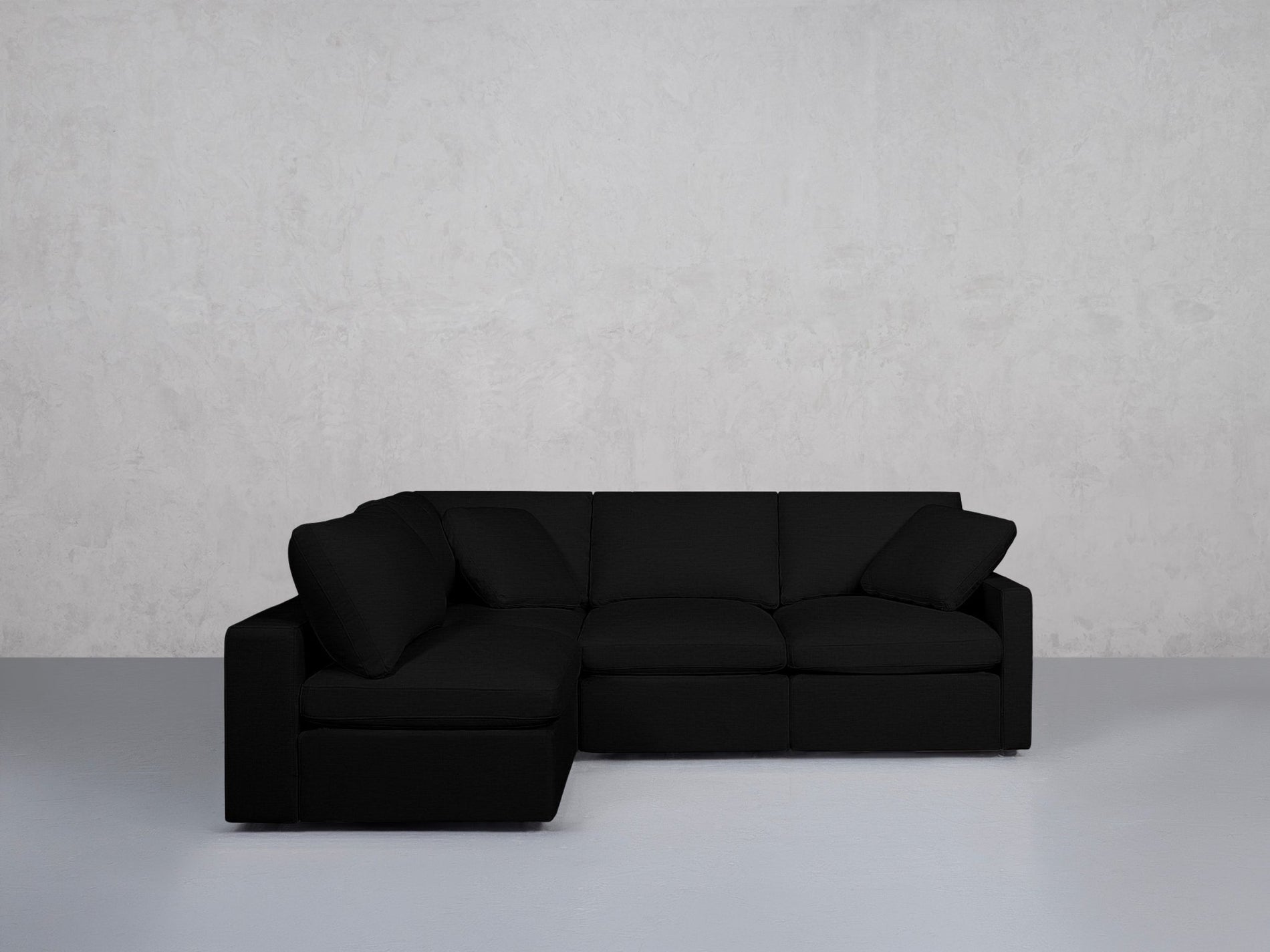 4-Seat Modular Open Corner Sectional (Thin Arms) - 7th Avenue