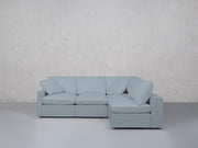 4-Seat Modular Open Corner Right Sectional (Thin Arm)
