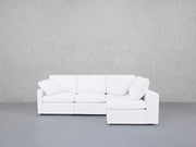 4-Seat Modular Open Corner Right Sectional (Thin Arm)