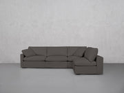 4-Seat Modular Open Corner Right Sectional (Thin Arm)