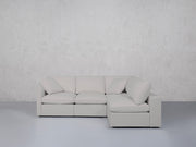 4-Seat Modular Open Corner Right Sectional (Thin Arm)