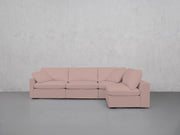 4-Seat Modular Open Corner Right Sectional (Thin Arm)