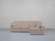 4-Seat Modular Open Corner Right Sectional (Thin Arm)