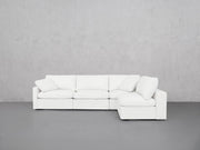 4-Seat Modular Open Corner Right Sectional (Thin Arm)
