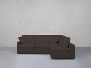 4-Seat Modular Open Corner Right Sectional (Thin Arm)