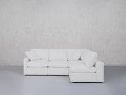 4-Seat Modular Open Corner Right Sectional (Thin Arm)