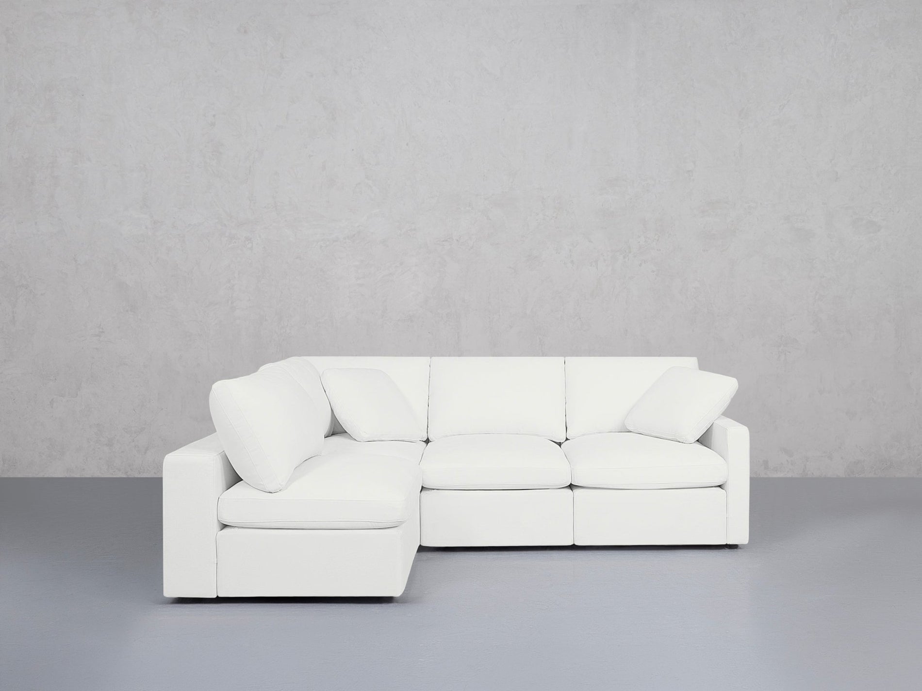 4-Seat Modular Open Corner Sectional (Thin Arms) - 7th Avenue
