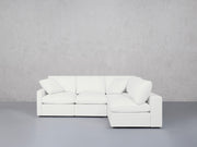 4-Seat Modular Open Corner Right Sectional (Thin Arm)