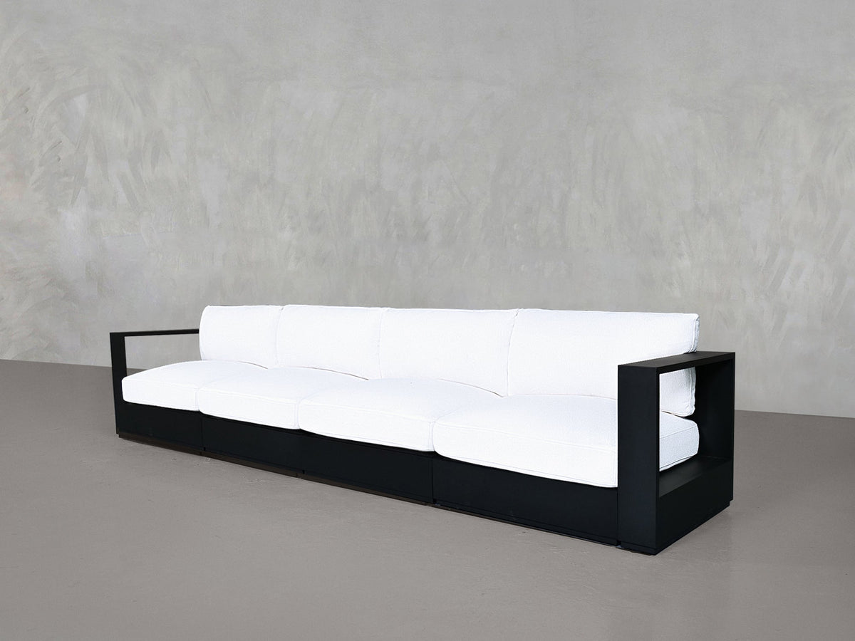 4 - Seat Modular Sofa Aluminum Outdoor - 7th Avenue