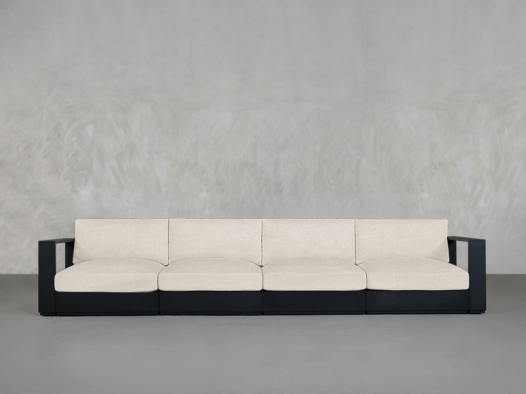 4 - Seat Modular Sofa Aluminum Outdoor - 7th Avenue