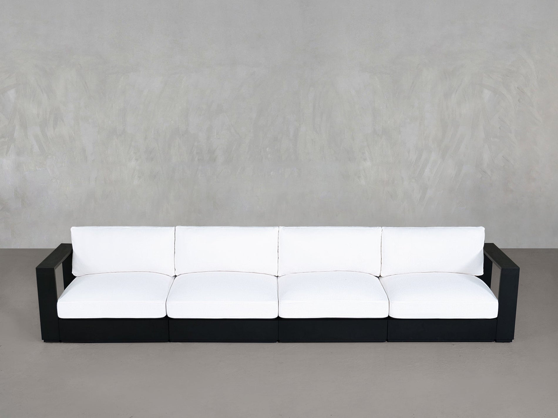 4 - Seat Modular Sofa Aluminum Outdoor - 7th Avenue