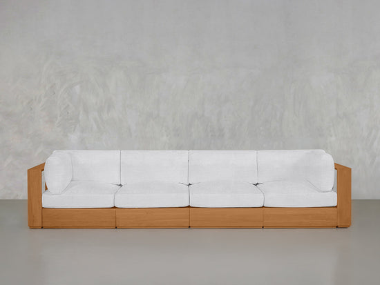 4-Seat Modular Sofa Teak Outdoor - 7th Avenue