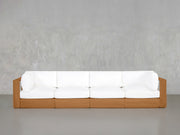 4-Seat Modular Sofa Teak Outdoor - 7th Avenue