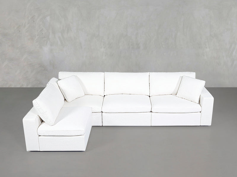 4-Seat Modular Open Corner Sectional