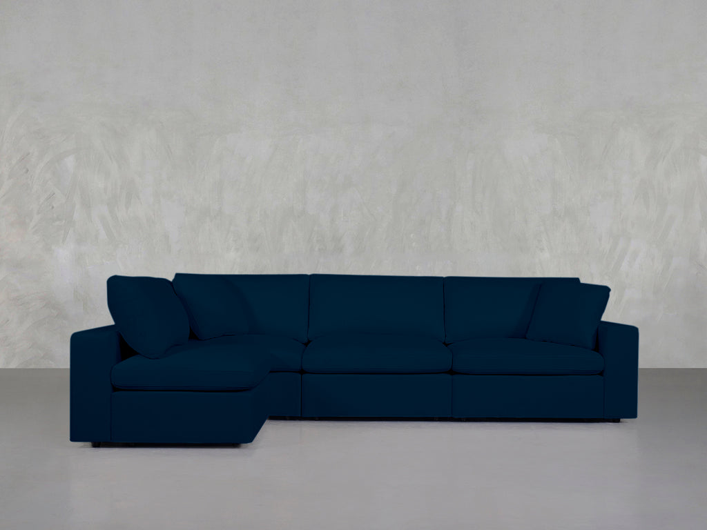 4-Seat Modular Open Corner Sectional