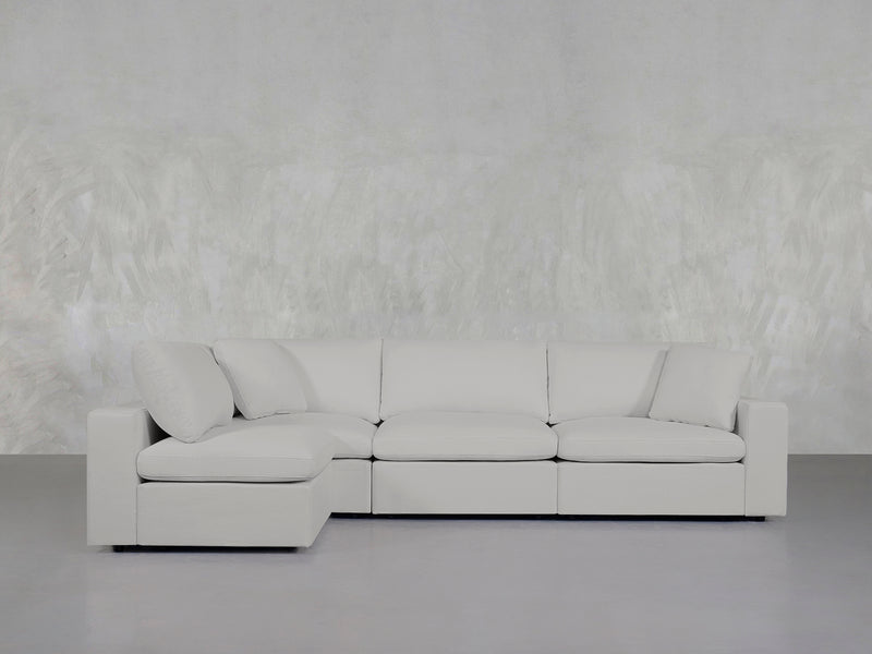 4-Seat Modular Open Corner Sectional