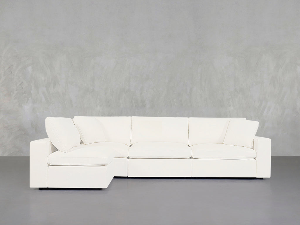 4-Seat Modular Open Corner Sectional