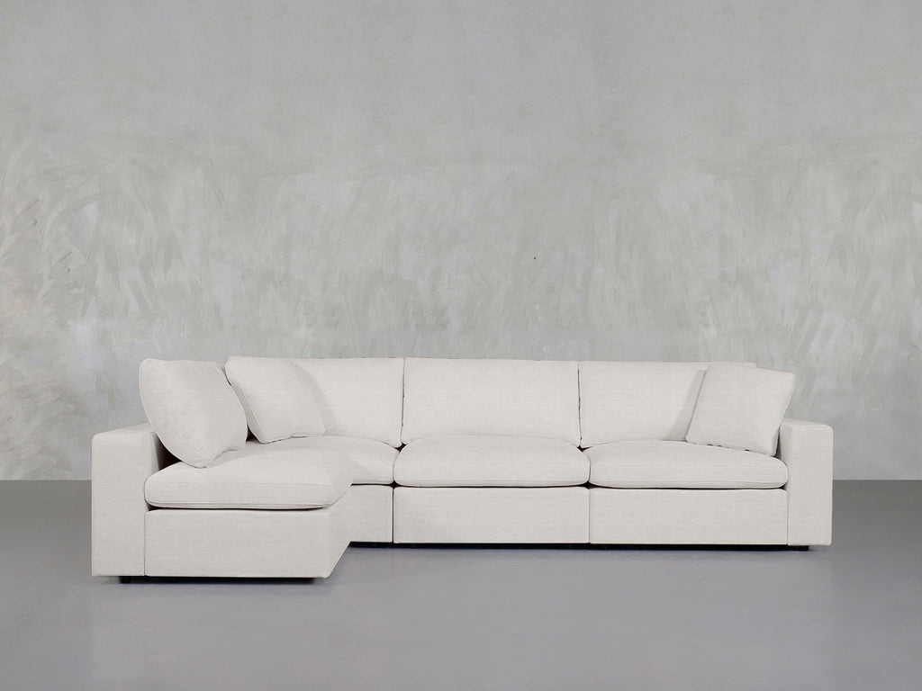 4-Seat Modular Open Corner Sectional