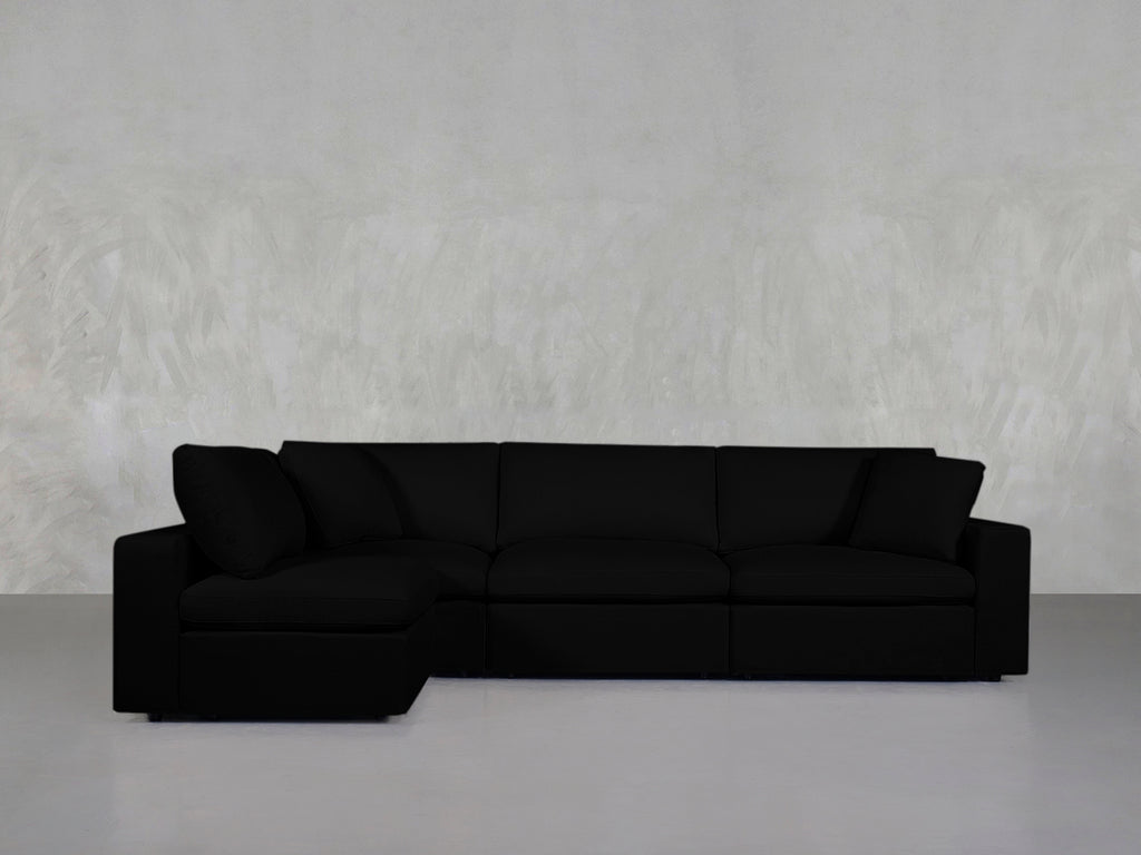 4-Seat Modular Open Corner Sectional