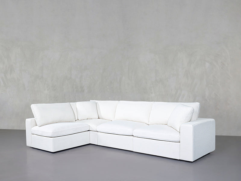 4-Seat Modular Open Corner Sectional