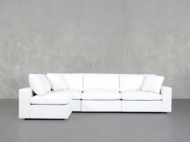 4-Seat Modular Open Corner Sectional