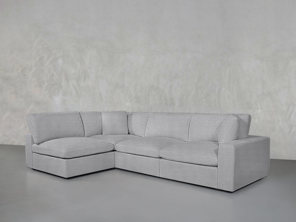 4-Seat Modular Open Corner Sectional