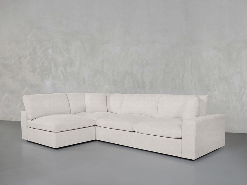 4-Seat Modular Open Corner Sectional