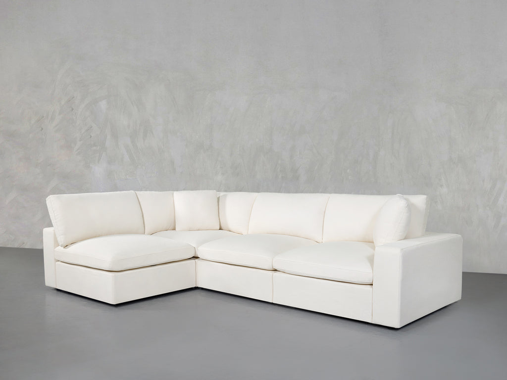 4-Seat Modular Open Corner Sectional