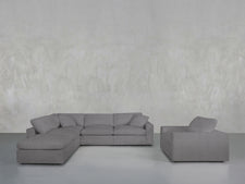 5-1 Sectional & Armchair Set