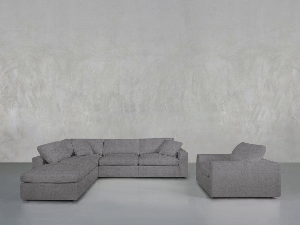 5-1 Sectional & Armchair Set