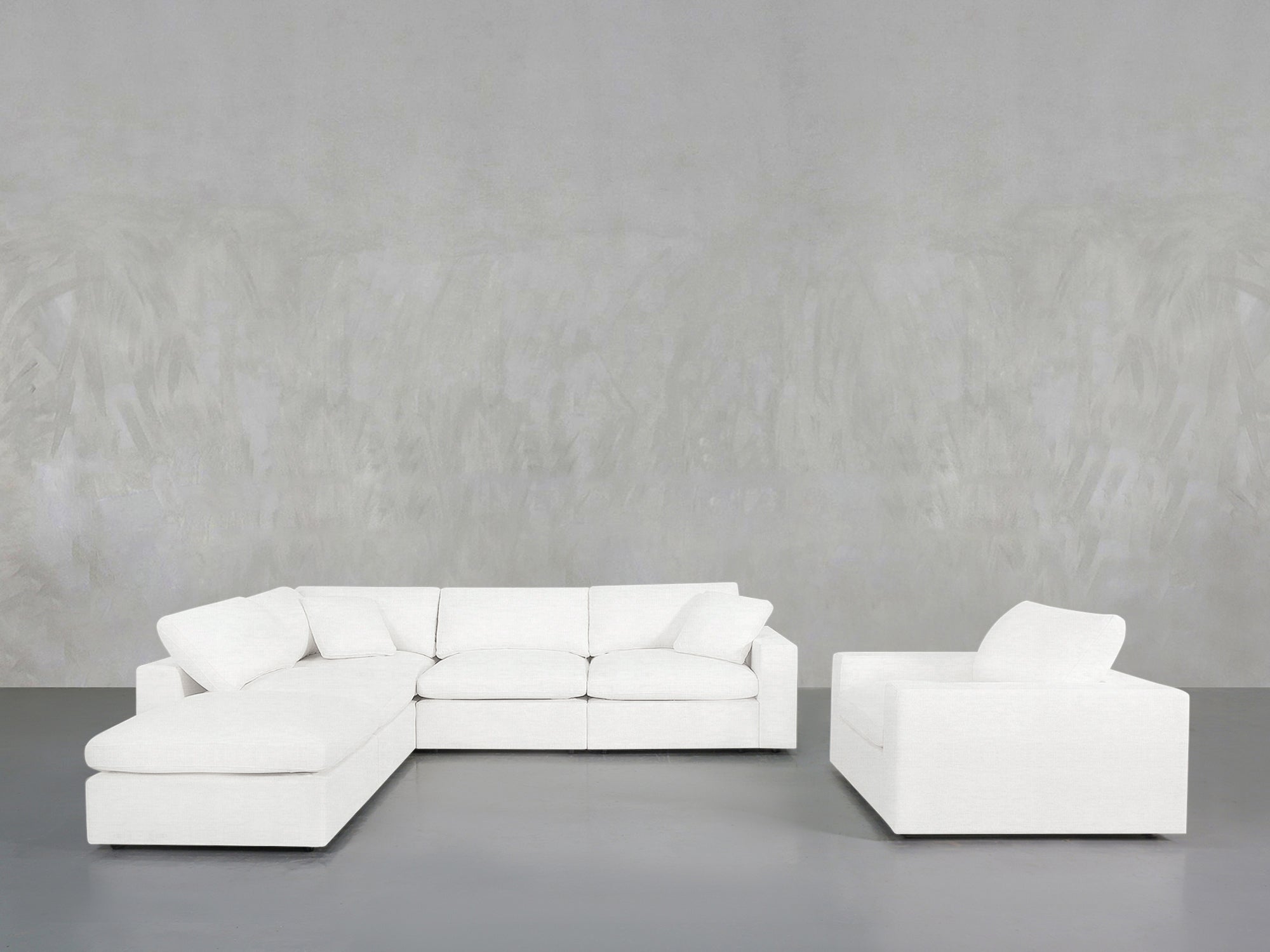5 - 1 Sectional & Armchair Set - 7th Avenue