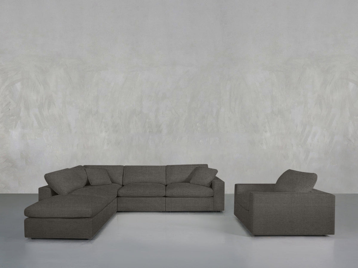 5 - 1 Sectional & Armchair Set - 7th Avenue